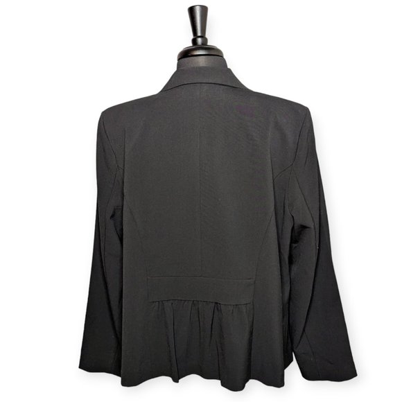 Studio 1940 Black Button Front Blazer NWT Size 18W - Picture 7 of 15